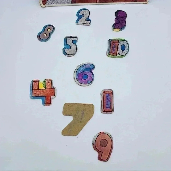 Vintage Whitman "The Counts' Castle of Numbers" Sesame Street Puzzle - Picture 3 of 7